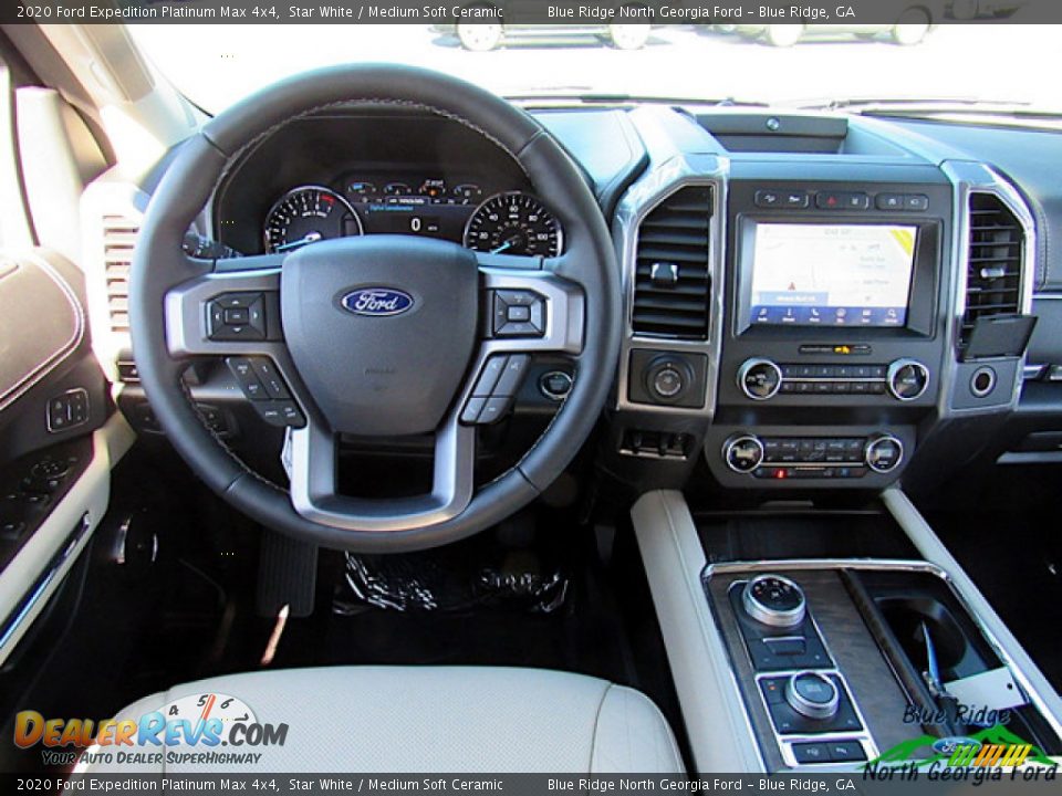 2020 Ford Expedition Platinum Max 4x4 Star White / Medium Soft Ceramic Photo #17