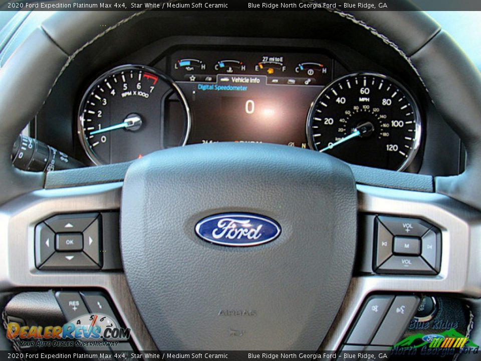 2020 Ford Expedition Platinum Max 4x4 Star White / Medium Soft Ceramic Photo #20