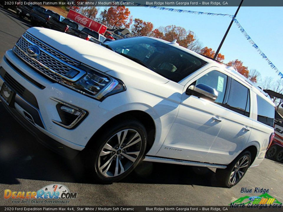 2020 Ford Expedition Platinum Max 4x4 Star White / Medium Soft Ceramic Photo #36
