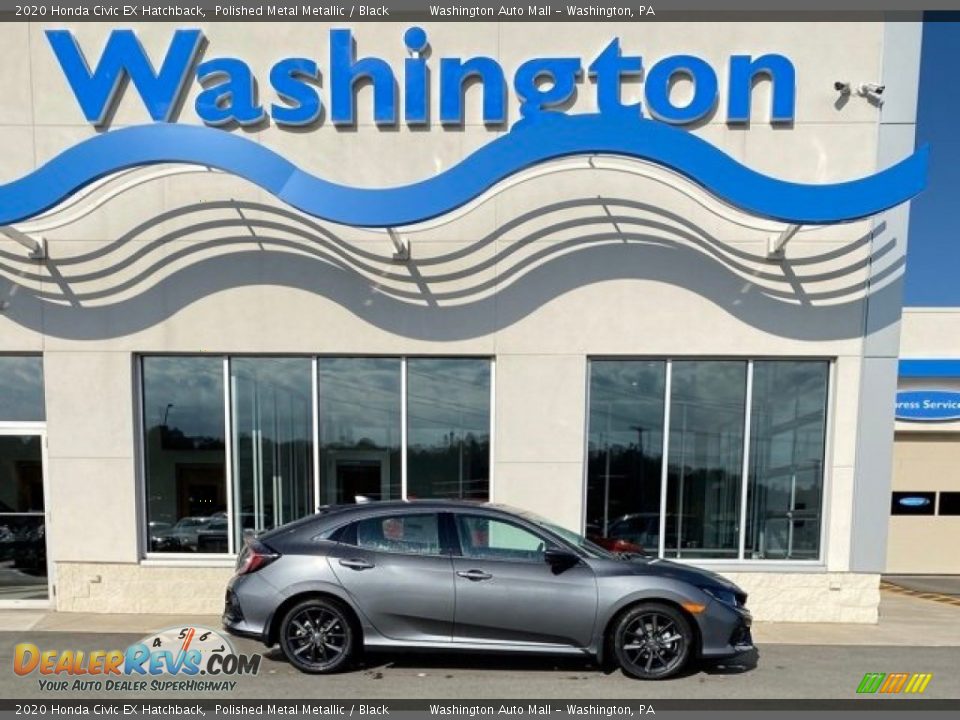 2020 Honda Civic EX Hatchback Polished Metal Metallic / Black Photo #1