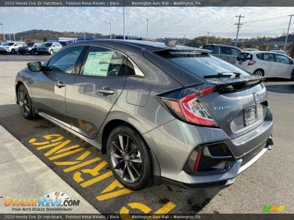 2020 Honda Civic EX Hatchback Polished Metal Metallic / Black Photo #5