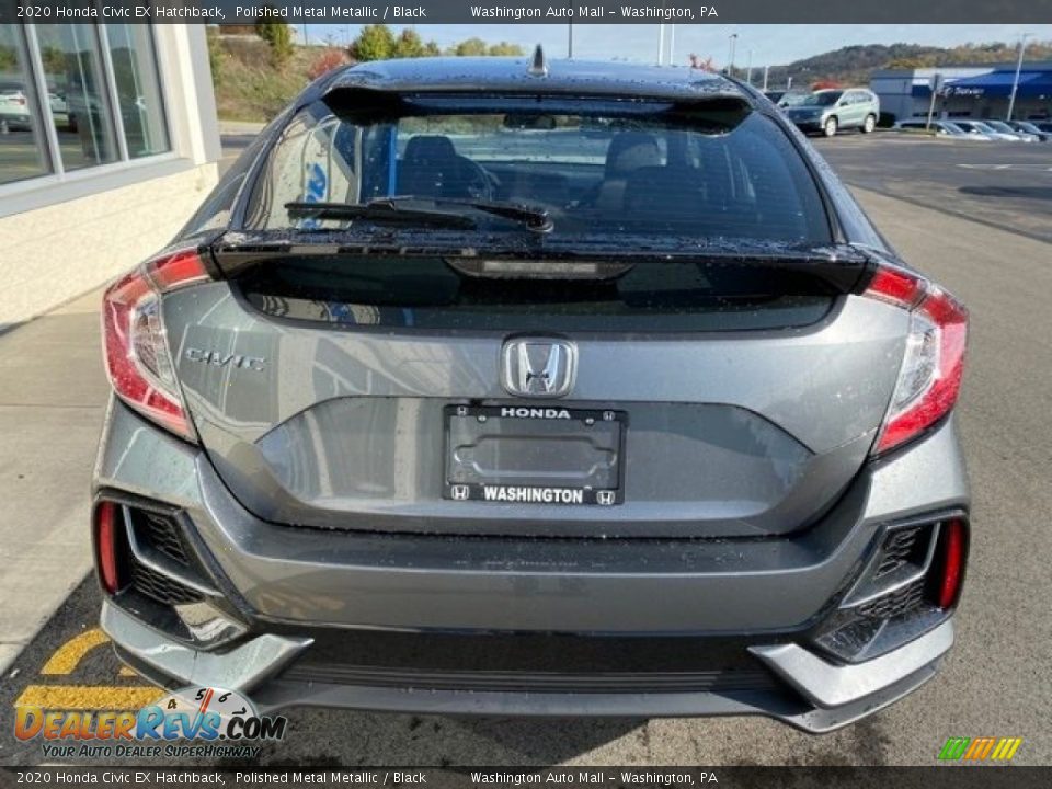 2020 Honda Civic EX Hatchback Polished Metal Metallic / Black Photo #6