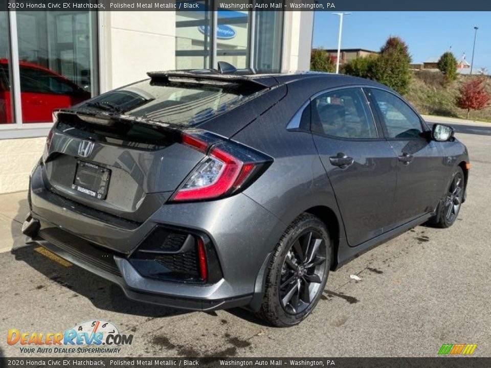 2020 Honda Civic EX Hatchback Polished Metal Metallic / Black Photo #7
