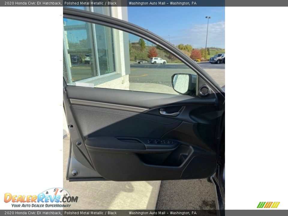 2020 Honda Civic EX Hatchback Polished Metal Metallic / Black Photo #10