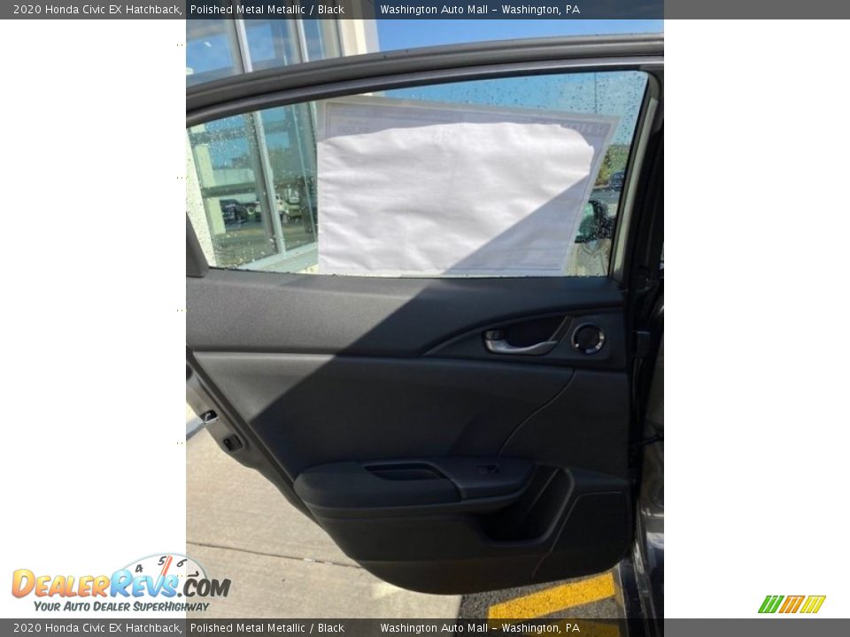 2020 Honda Civic EX Hatchback Polished Metal Metallic / Black Photo #16