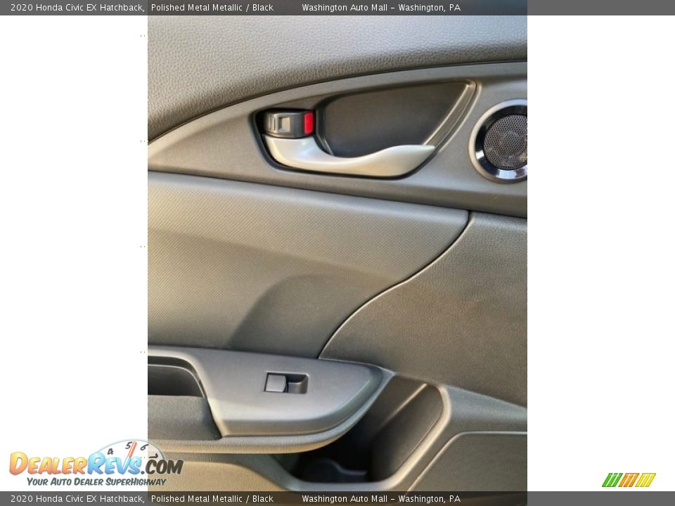 2020 Honda Civic EX Hatchback Polished Metal Metallic / Black Photo #17