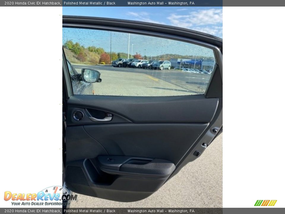 2020 Honda Civic EX Hatchback Polished Metal Metallic / Black Photo #22