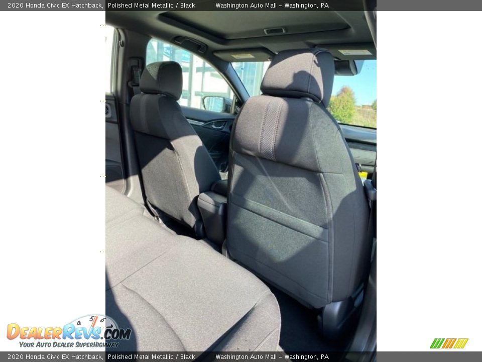 2020 Honda Civic EX Hatchback Polished Metal Metallic / Black Photo #24