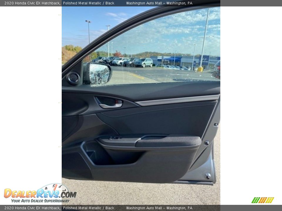 2020 Honda Civic EX Hatchback Polished Metal Metallic / Black Photo #25