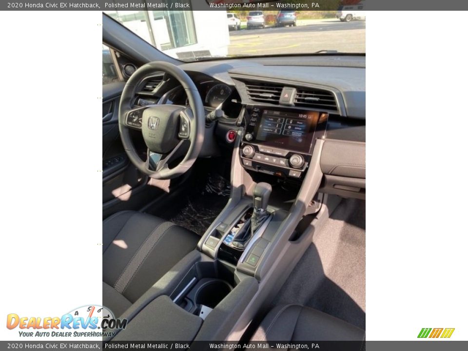 2020 Honda Civic EX Hatchback Polished Metal Metallic / Black Photo #27