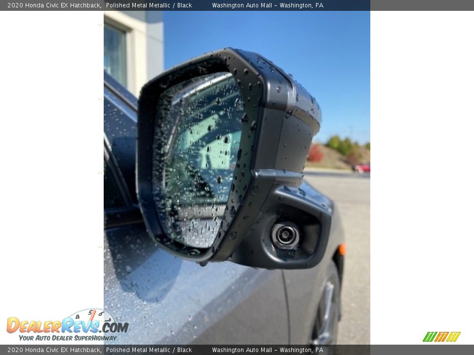 2020 Honda Civic EX Hatchback Polished Metal Metallic / Black Photo #28