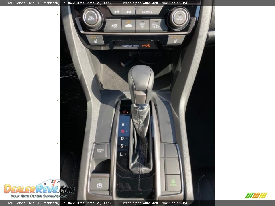 2020 Honda Civic EX Hatchback Polished Metal Metallic / Black Photo #33