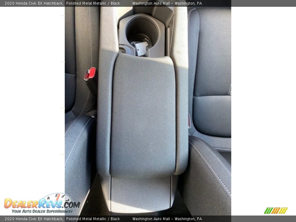 2020 Honda Civic EX Hatchback Polished Metal Metallic / Black Photo #34