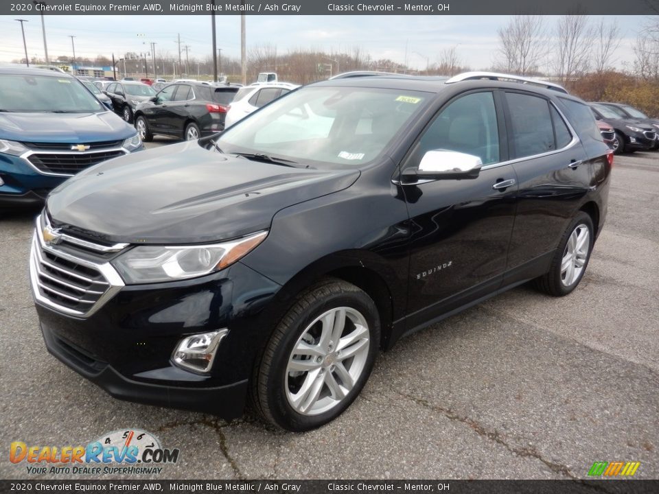 2020 Chevrolet Equinox Premier AWD Midnight Blue Metallic / Ash Gray Photo #1