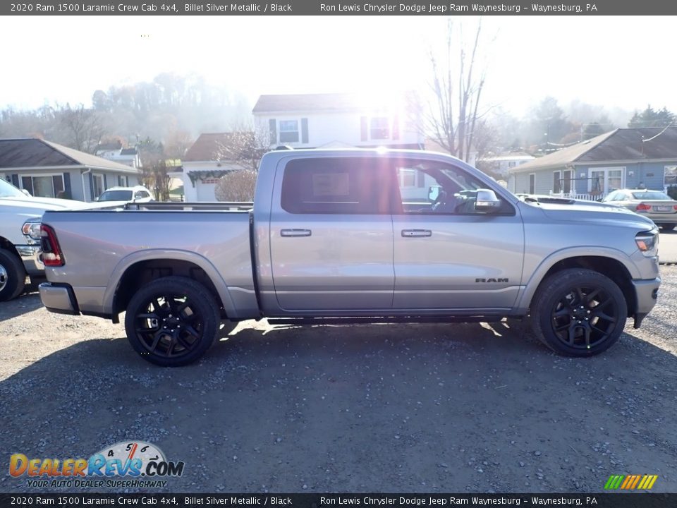 2020 Ram 1500 Laramie Crew Cab 4x4 Billet Silver Metallic / Black Photo #6