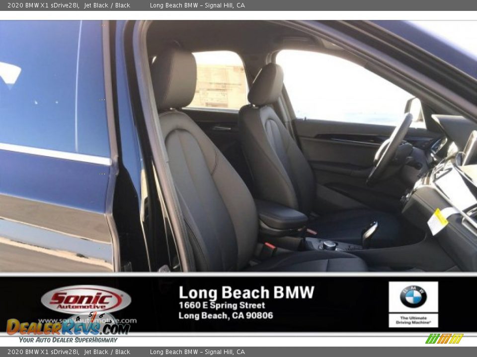 2020 BMW X1 sDrive28i Jet Black / Black Photo #7