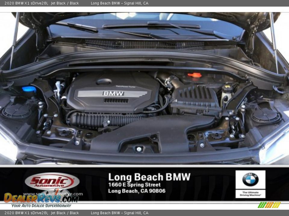 2020 BMW X1 sDrive28i Jet Black / Black Photo #8