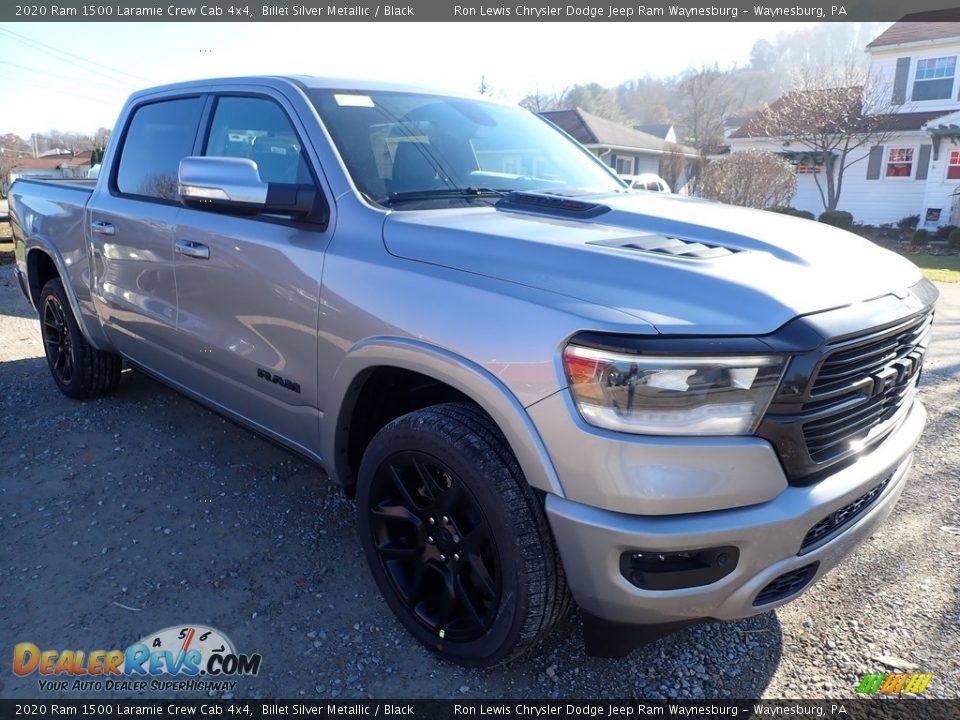 2020 Ram 1500 Laramie Crew Cab 4x4 Billet Silver Metallic / Black Photo #7