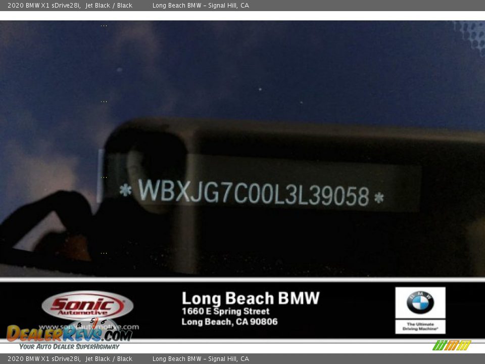 2020 BMW X1 sDrive28i Jet Black / Black Photo #11