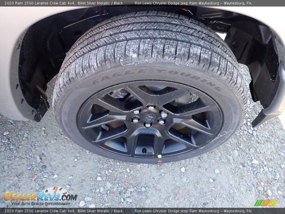 2020 Ram 1500 Laramie Crew Cab 4x4 Billet Silver Metallic / Black Photo #9