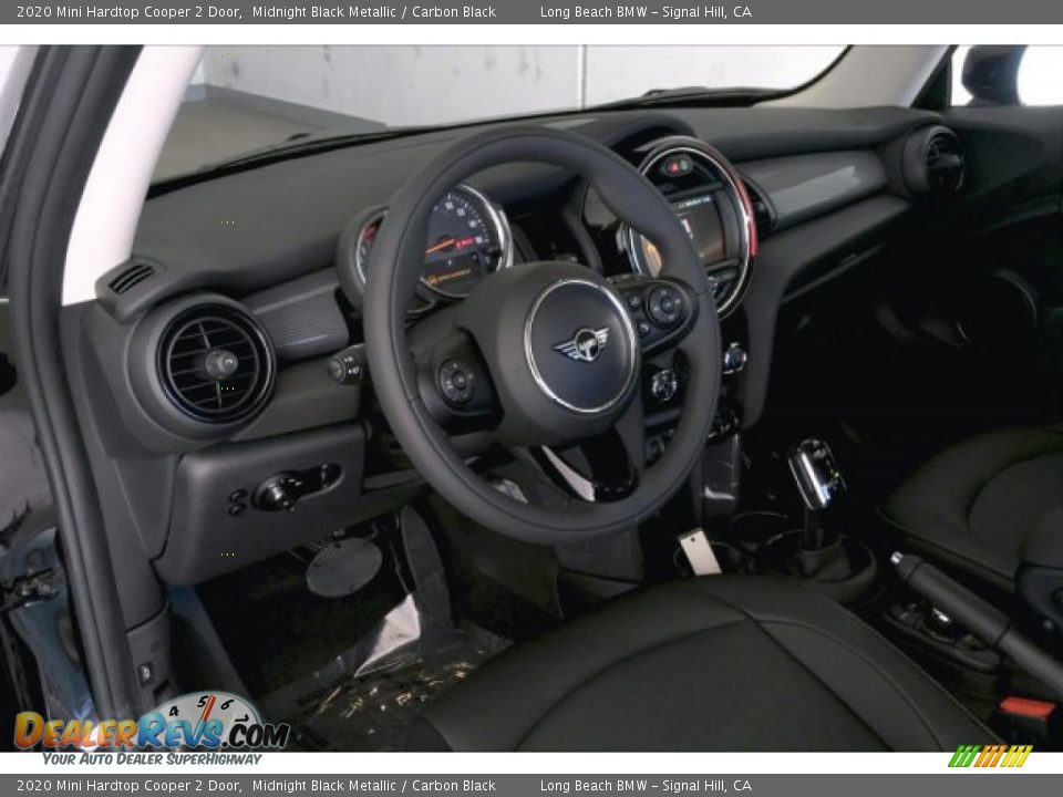 2020 Mini Hardtop Cooper 2 Door Midnight Black Metallic / Carbon Black Photo #4