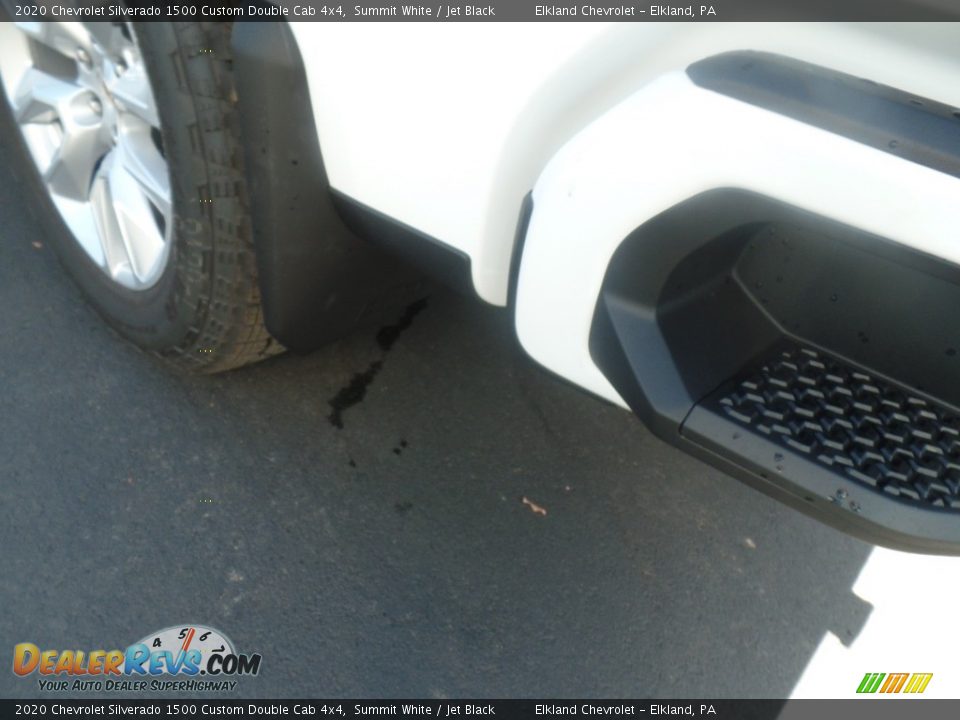2020 Chevrolet Silverado 1500 Custom Double Cab 4x4 Summit White / Jet Black Photo #11