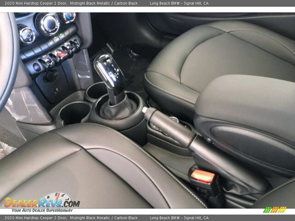 2020 Mini Hardtop Cooper 2 Door Midnight Black Metallic / Carbon Black Photo #6