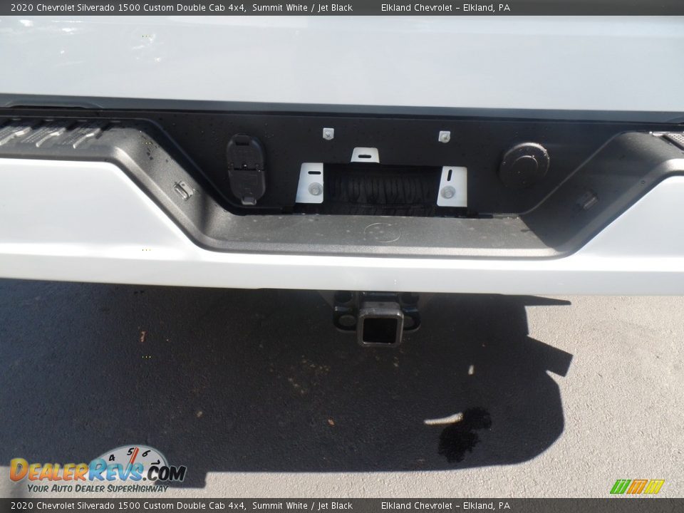 2020 Chevrolet Silverado 1500 Custom Double Cab 4x4 Summit White / Jet Black Photo #12