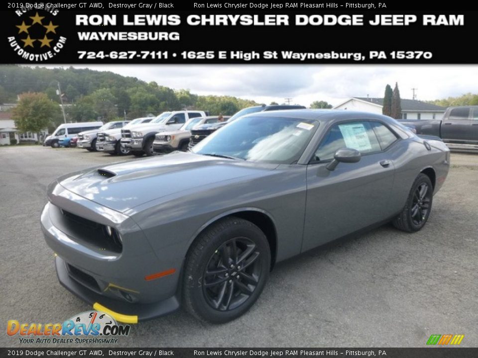 2019 Dodge Challenger GT AWD Destroyer Gray / Black Photo #1