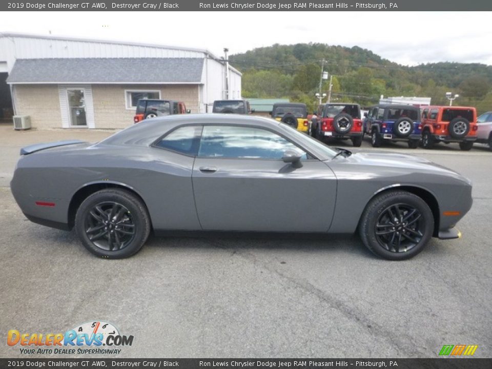 2019 Dodge Challenger GT AWD Destroyer Gray / Black Photo #7