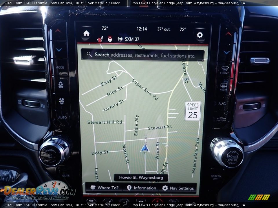 2020 Ram 1500 Laramie Crew Cab 4x4 Billet Silver Metallic / Black Photo #19