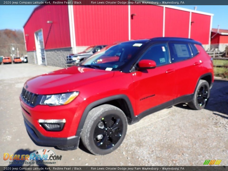 2020 Jeep Compass Latitude 4x4 Redline Pearl / Black Photo #1