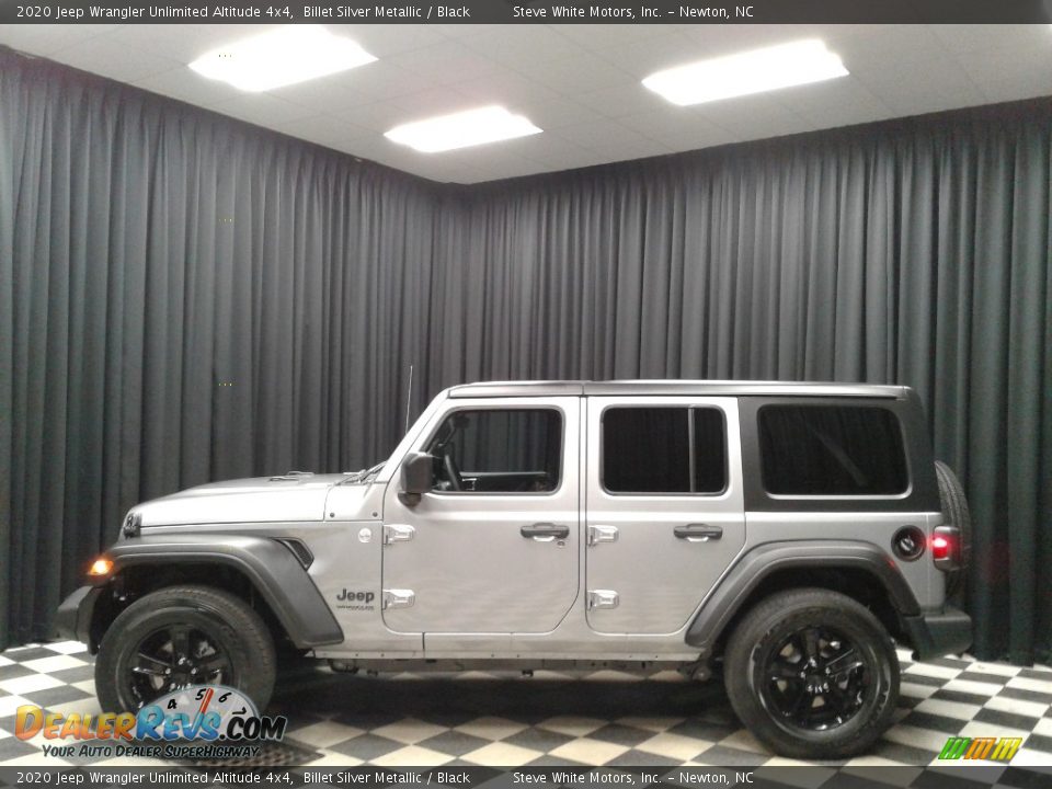 2020 Jeep Wrangler Unlimited Altitude 4x4 Billet Silver Metallic / Black Photo #1