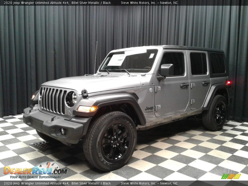 2020 Jeep Wrangler Unlimited Altitude 4x4 Billet Silver Metallic / Black Photo #2