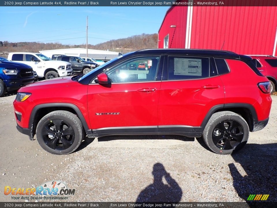 2020 Jeep Compass Latitude 4x4 Redline Pearl / Black Photo #3