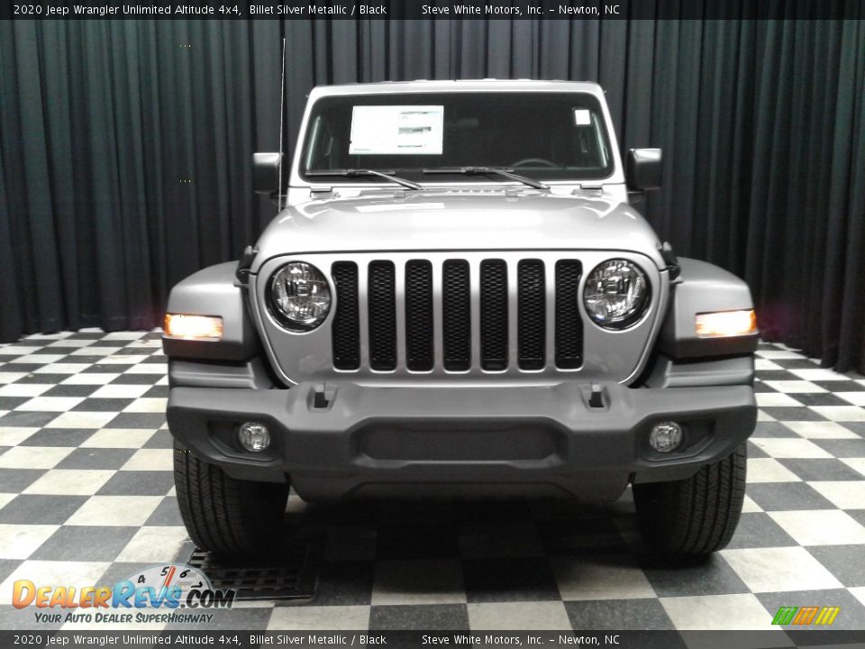 2020 Jeep Wrangler Unlimited Altitude 4x4 Billet Silver Metallic / Black Photo #3