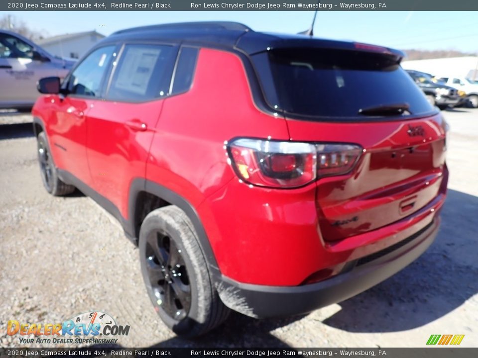 2020 Jeep Compass Latitude 4x4 Redline Pearl / Black Photo #4