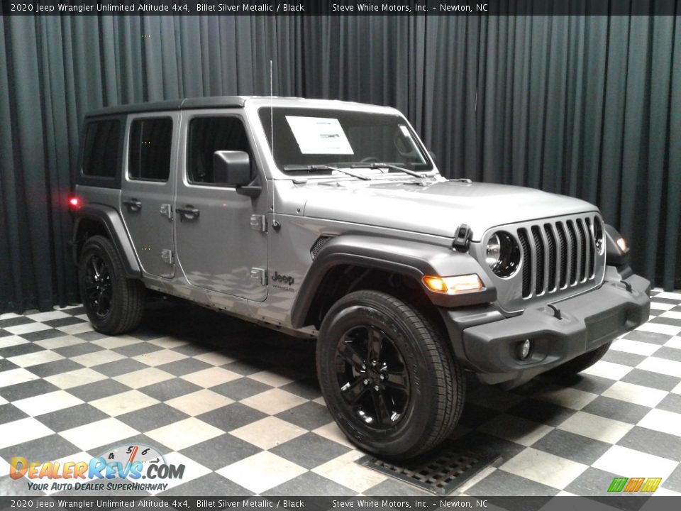 2020 Jeep Wrangler Unlimited Altitude 4x4 Billet Silver Metallic / Black Photo #4