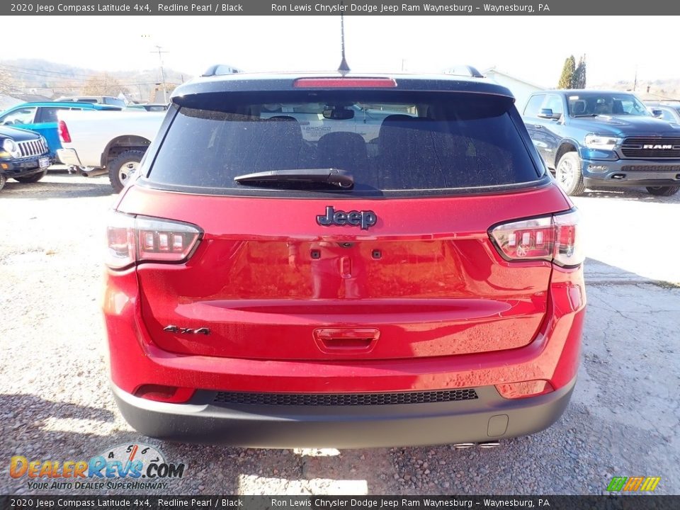 2020 Jeep Compass Latitude 4x4 Redline Pearl / Black Photo #5