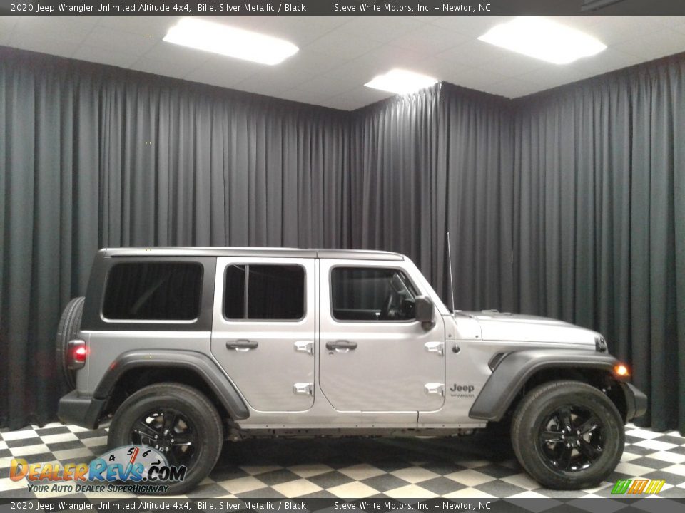 2020 Jeep Wrangler Unlimited Altitude 4x4 Billet Silver Metallic / Black Photo #5