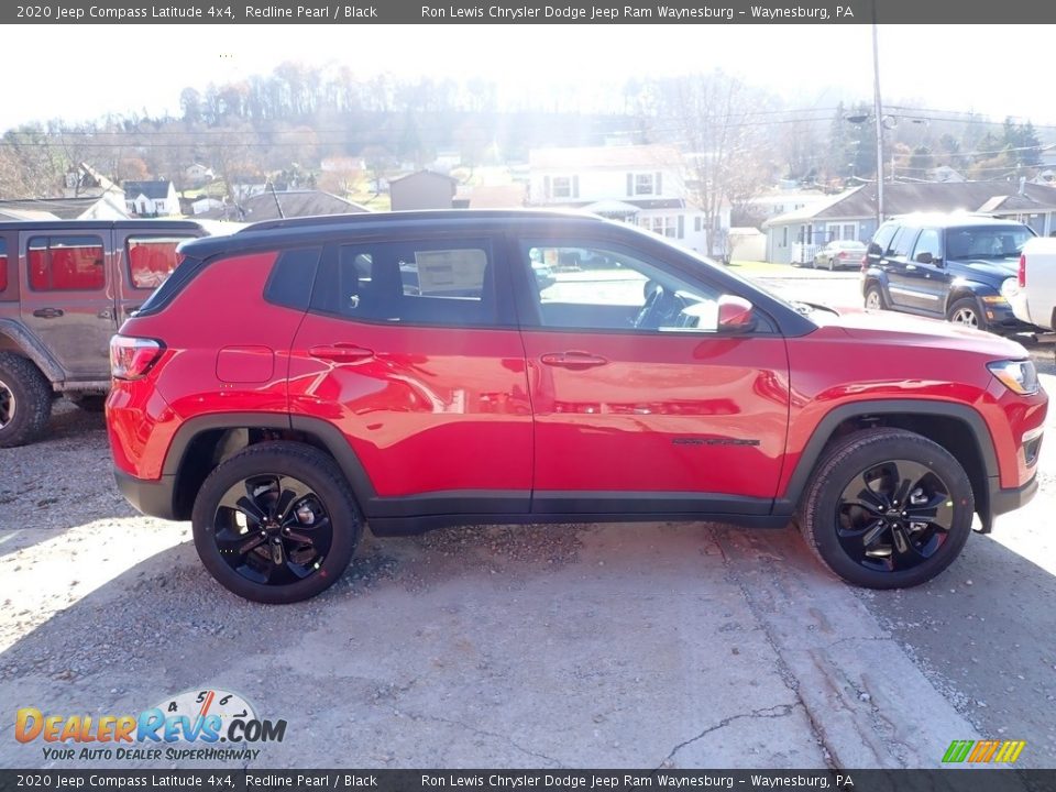 2020 Jeep Compass Latitude 4x4 Redline Pearl / Black Photo #7