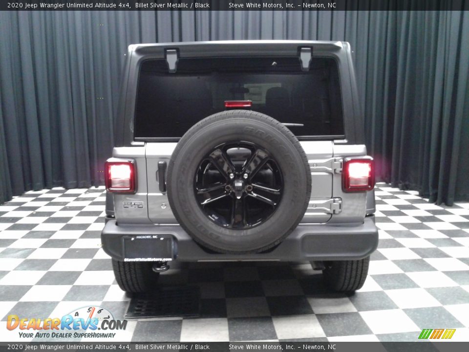2020 Jeep Wrangler Unlimited Altitude 4x4 Billet Silver Metallic / Black Photo #7