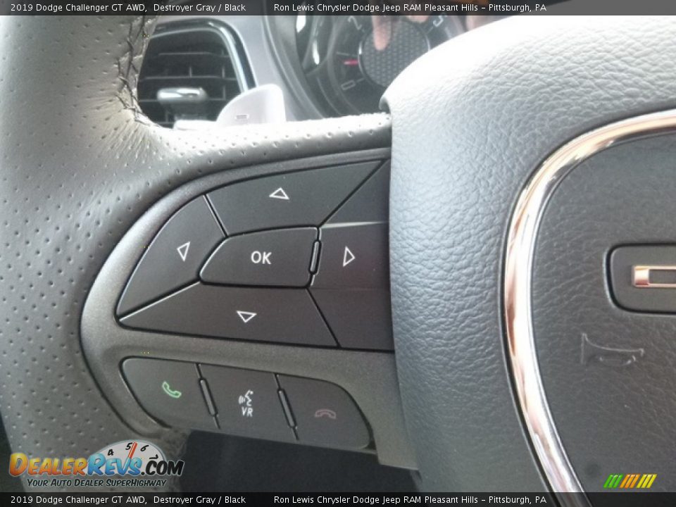 2019 Dodge Challenger GT AWD Destroyer Gray / Black Photo #20