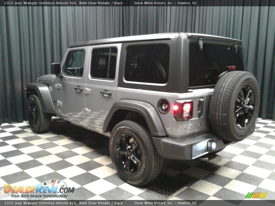2020 Jeep Wrangler Unlimited Altitude 4x4 Billet Silver Metallic / Black Photo #8