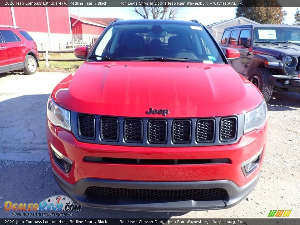 2020 Jeep Compass Latitude 4x4 Redline Pearl / Black Photo #9