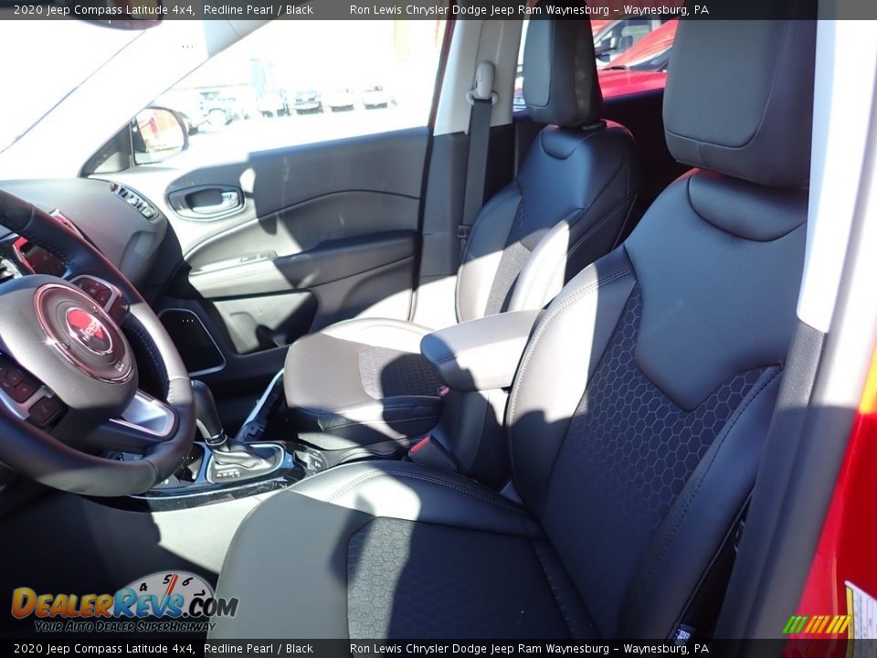 2020 Jeep Compass Latitude 4x4 Redline Pearl / Black Photo #14