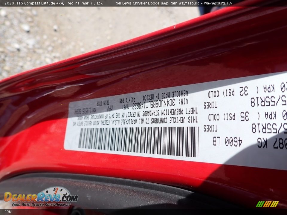 Jeep Color Code PRM Redline Pearl