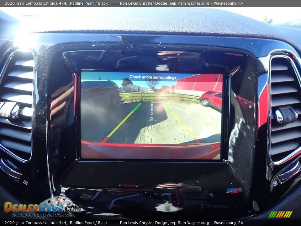 2020 Jeep Compass Latitude 4x4 Redline Pearl / Black Photo #18
