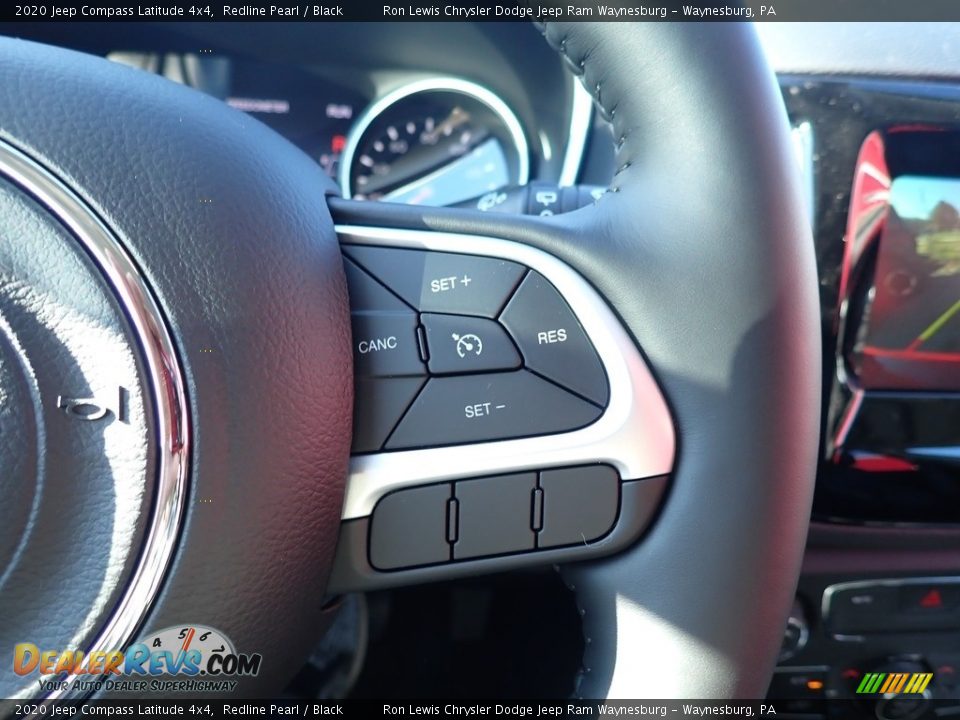 2020 Jeep Compass Latitude 4x4 Redline Pearl / Black Photo #19