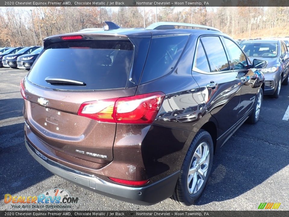 2020 Chevrolet Equinox Premier AWD Chocolate Metallic / Jet Black Photo #5